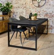 Zwarte eettafel Britt Black | 220x90 cm