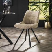 Eetkamerstoel Plooi Boucle | Zandkleur