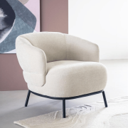 Fauteuil David - beige Safari