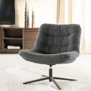 Fauteuil Danica | Antraciet