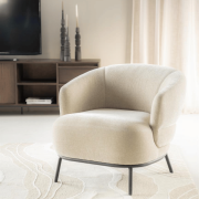 Fauteuil David - taupe Safari