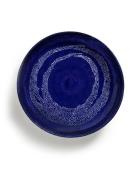 Serax FEAST Lapis Lazuli Swirl-Dots L serveerschaal 35 cm