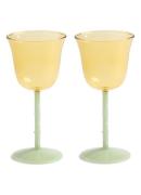 &Klevering Dot wijnglas set van 2