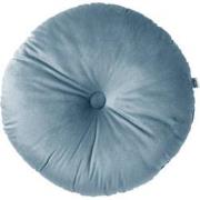 Dutch Decor OLLY - Sierkussen rond velvet Provincial Blue 40 cm - blau...