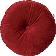 Dutch Decor OLLY - Sierkussen rond velvet Merlot 40 cm - rood - Dutch ...