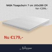 Nirwana Bedden Topper - Topdekmatras - Matrastopper - Matras - 160x200...