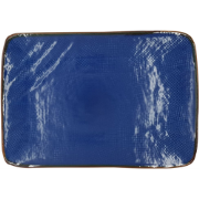 Dinerbord - 28cm * 19.5cm - Rechthoekig - Blauw - Vivi Oggi -