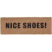 2x Present Time Door Mat Nice Shoes Black