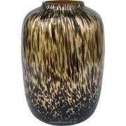 Vaas Artic M old gold cheetah Ø25 x H35 cm