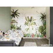 Diep in de jungle - Kinderbehang - 389,6 cm x 280 cm - Walloha