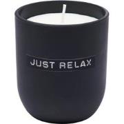 Wellmark geurkaars Linen black Just Relax