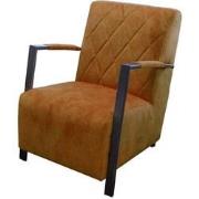 Fauteuil - Isabella - velours Adore cognac 28