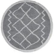 Vloerkleed Marrakesh Grey Rond ø80 cm