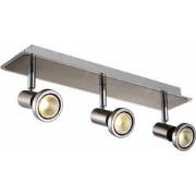 XZIBIT spot 3xGU10 5W LED incl.satin chroom/chroom