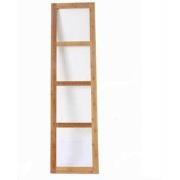 Decopatent® Staande Bamboe handdoeken Ladder Rek - badkamer handdoekho...