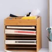 Decopatent® Brievenbakje bamboe - brieven organizer - sorteerbak burea...