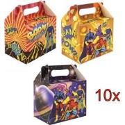 10 STUKS - LUXE SUPER HERO - Traktatie Doos - INCLUSIEF SPEELGOED - Tr...