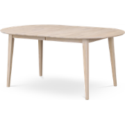 Filippa uitschuifbare houten eettafel whitewash - 170 x 105 cm