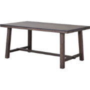 Brooklyn verlengbare houten eettafel donker eiken - 170 x 95 cm