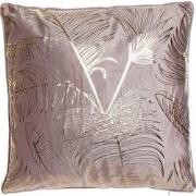 Velvet Kussen Feather - Roze – 45 x 45 cm (incl. vulling)