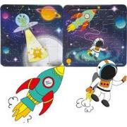 Decopatent® Uitdeelcadeaus 50 STUKS Space / Ruimte Puzzels - Traktatie...