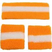 Orange85 Zweetbandjes - Hoofdband en Pols - Sport - Tennis - Oranje / ...