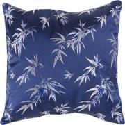 Fine Asianliving Chinese Kussen Navy Bamboe 45x45cm