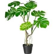 Kopu® Kunstplant Split Philodendron 75 cm - 8 bladeren - Nepplant