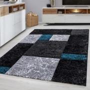 Tapijtenloods Basic Collection Modern Vloerkleed Blauw / Grijs Laagpol...