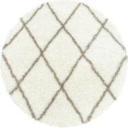 Tapijtenloods Harmony Soft Shaggy Rond Hoogpolig Vloerkleed Creme- 120...