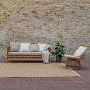 Jute buitenkleed Naturel Border Beige - Polypropyleen - 200 x 290 cm -...