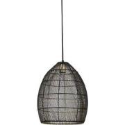 Light & Living - Hanglamp Meya - 30x30x37 - Zwart