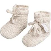 Baby's Only Slofjes teddy Willow - Warm Linen - 3-6 mnd - 100% ecologi...