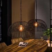 Hoyz Collection - Hanglamp 2L Bend - Charcoal