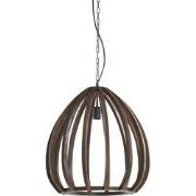 Light & Living - Hanglamp BARSIA - Ø50x54cm - Bruin