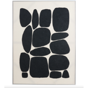 Light & Living - Ornament CALDERA - 90x3.5x120cm - Zwart