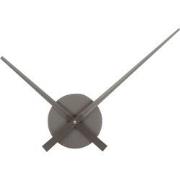 Karlsson - Wandklok Little Big Time Mini Metallic - Metallic dark grey...