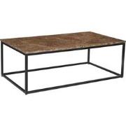 Livingfurn - Salontafel Dion Emperador 120cm - Marmer