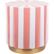 Leitmotiv - Kruk Candy Swirl - Flamingo pink & white