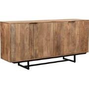 Livingfurn - Dressoir Valdez 180cm - Mangohout / Gecoat Staal