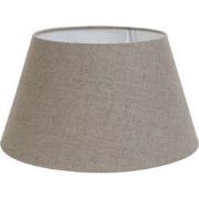 Light & Living - Lampenkap DARK LINEN - 20x15x13cm - Grijs