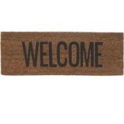 Present Time - Deurmat Welcome - Zwart - 75x25x1,5cm