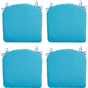 Madison Zitkussen Panama - Aqua - 46x48 - Blauw - 4 Stuks