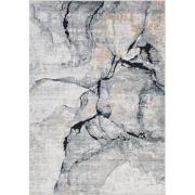 Modern Abstract Tapijt LYNA - Ivoor/Grijs - 160x220 cm