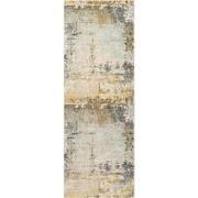 Modern Abstract Loper Gang BELLATRIX - Meerkleurig/Blauw - 80x220 cm