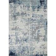 Modern Abstract Tapijt SARAH - Blauw/Grijs - 160x220 cm