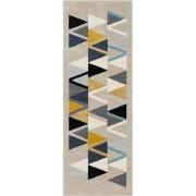 Modern Scandinavisch Loper Gang DELANEY - Meerkleurig/Grijs - 80x220 c...