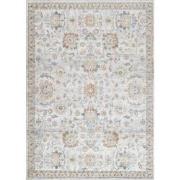 Afwasbaar Vintage Tapijt ESTHER - Grijs/Geel - 200x275 cm