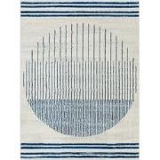 Modern Scandinavisch Tapijt ENSO - Blauw/Beige - 160x215 cm