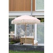 Strandparasol tuinparasol beige roze | kantelbaar | met hoes | 180 cm ...